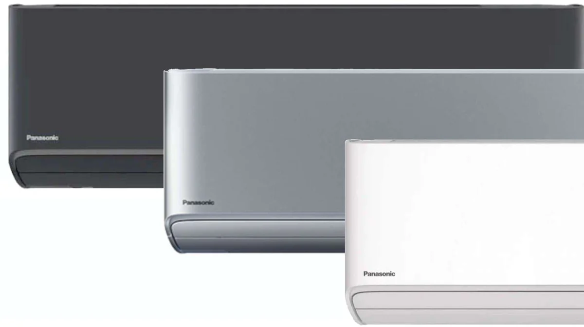 Panasonic Etherea — coloris blanc, gris, anthracite